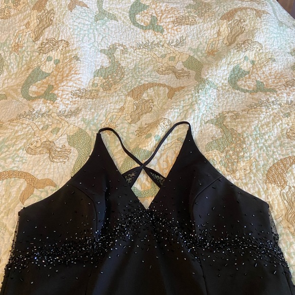 🌺Dave & Johnny by Laura Ryner, Long Black Gown 7/8)🌺 - Picture 8 of 16